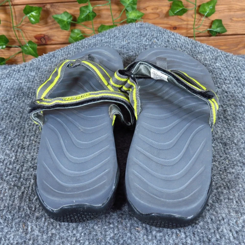 Northside Burke Women Sandal‎ Size 9 Casual Outdoor Thong Gray Lime Synthetic